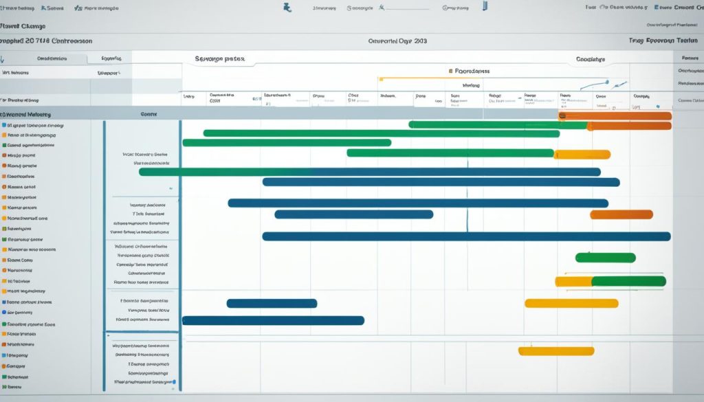 Gantt-Diagramme zur Fortschrittskontrolle