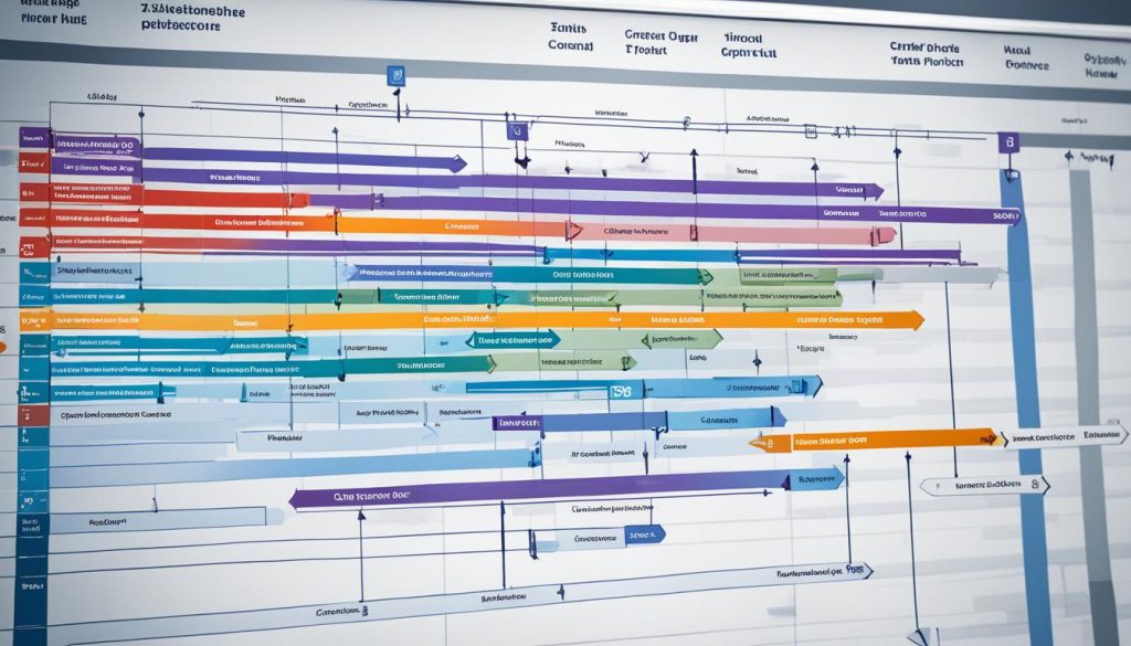 Gantt-Diagramme zur Visualisierung von Meilensteinen